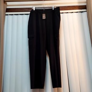 NWT J.Jill Fit On The Go Pants Black Size XL